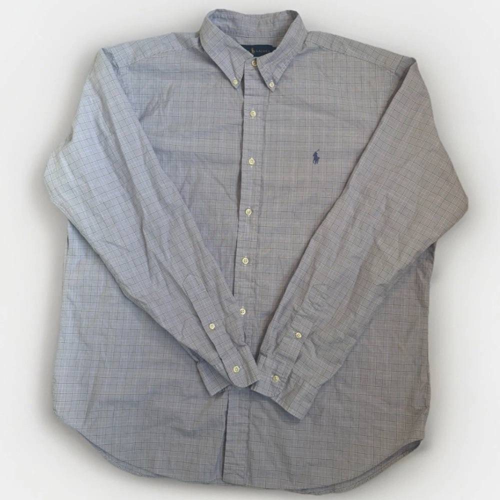 Ralph Lauren Men’s Button-down Lavander Dress Shirt Classic Fit Size XL